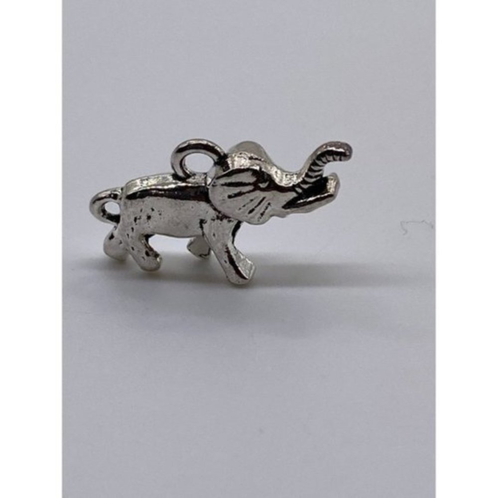 Animal Charm Pendant Tibetan Silver Tone Double Sided Pendant Item 3441‎